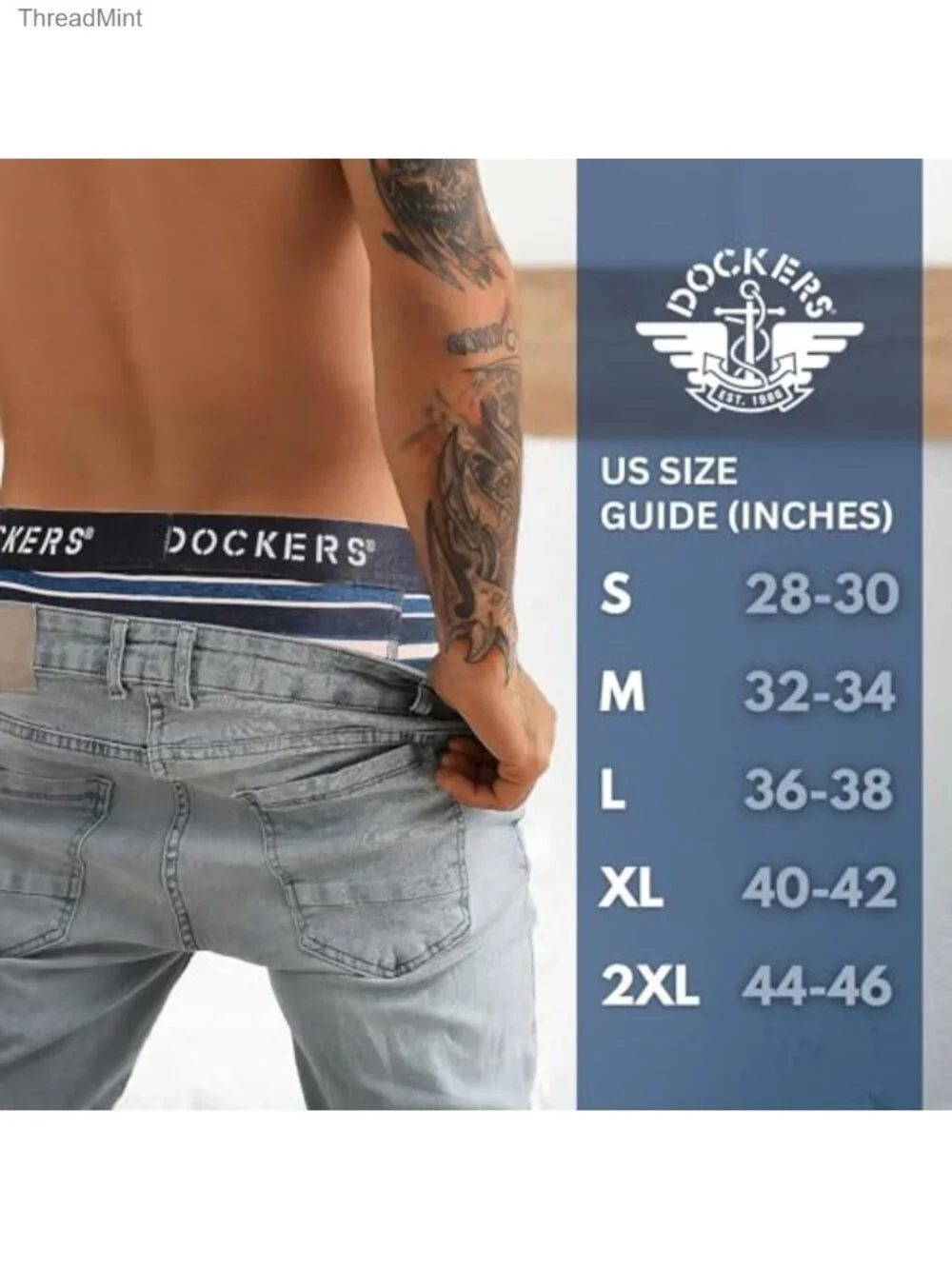 Men's Cotton Briefs 5-Pack Soft Breathable Underwear